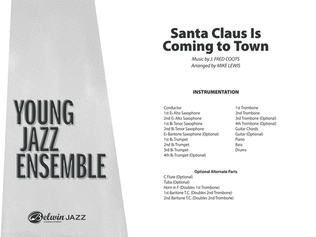 Book cover for Santa Claus Is Coming to Town: Score