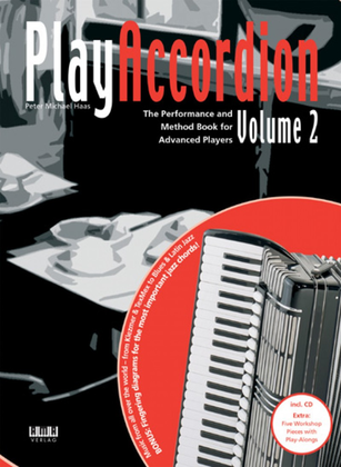 Book cover for Play Accordion Volume 2 Book/cd