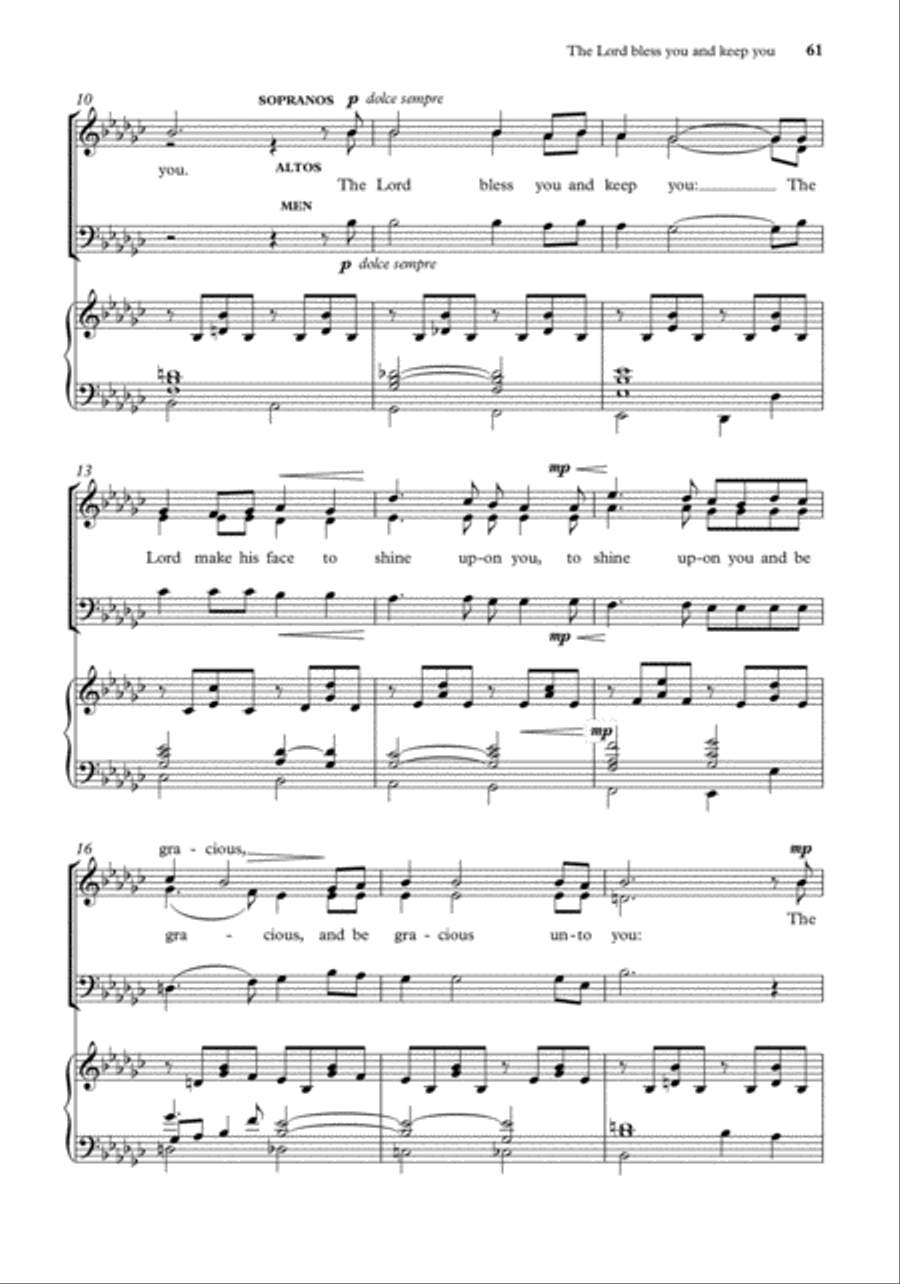 John Rutter Anthems for SA Men SA scores gallery preview page 59