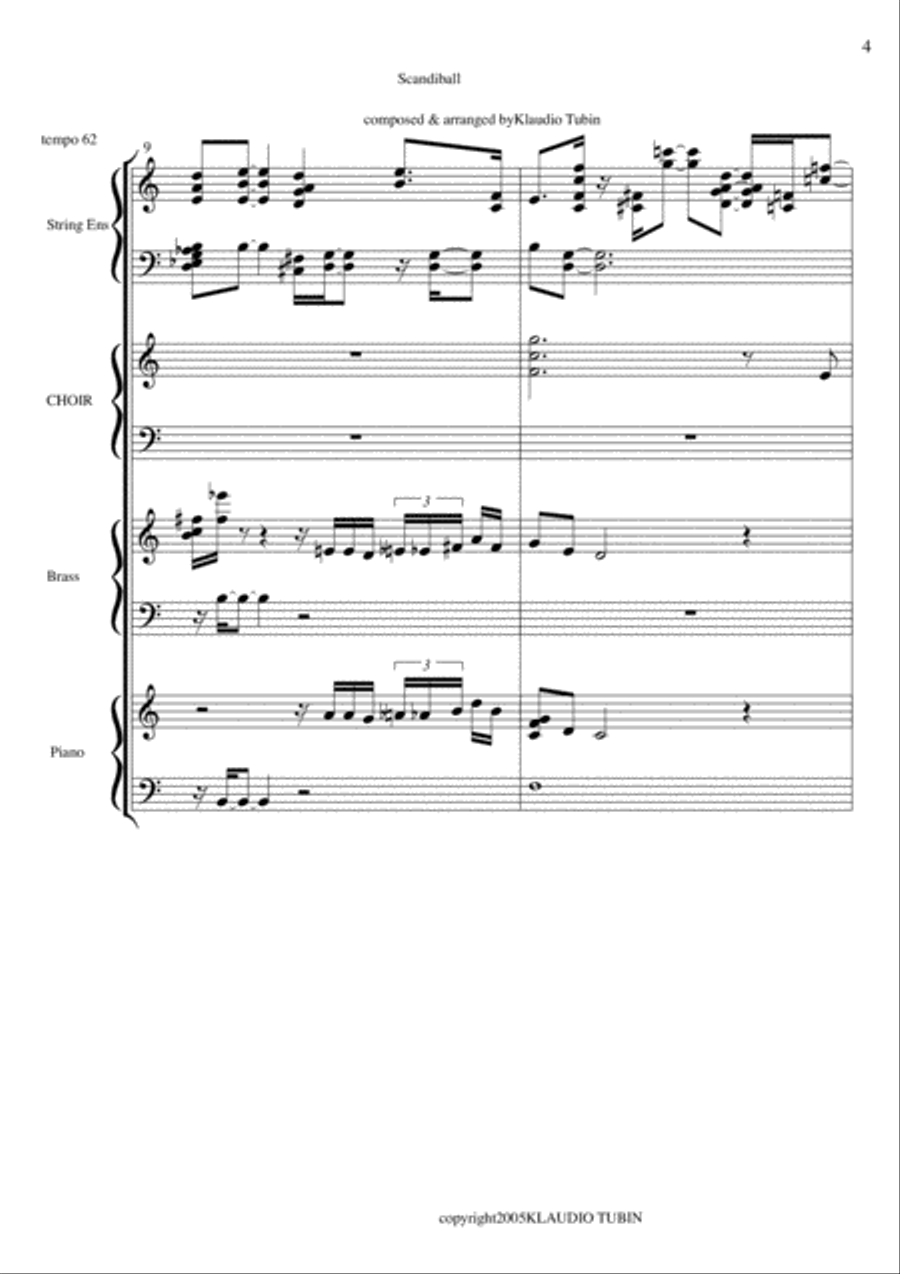 Scandiball Scandiball 4-Part scores gallery preview page 5