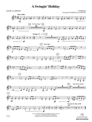 A Swingin' Holiday: 2nd B-flat Clarinet