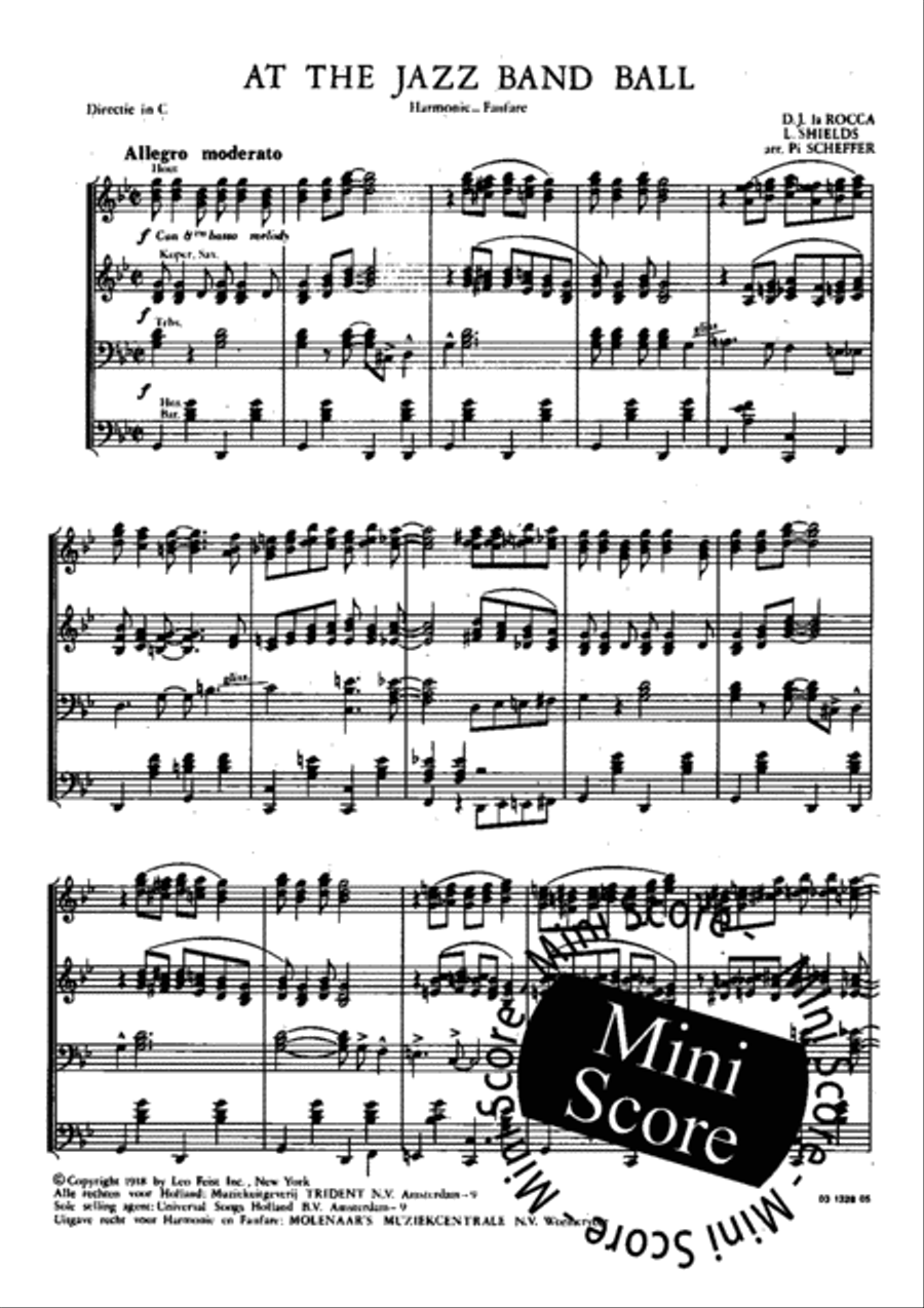 At the Jazz Band Ball At the Jazz Band Ball Big Band scores gallery preview page 5