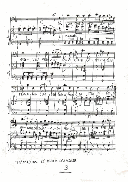 Mozart Un bacio di mano voice and piano