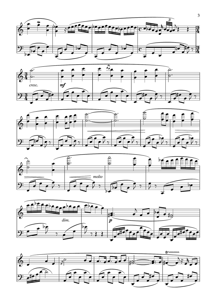 The Secret Wedding Piano Solo scores gallery preview page 3