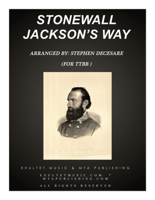 Book cover for Stonewall Jackson's Way (TTBB)