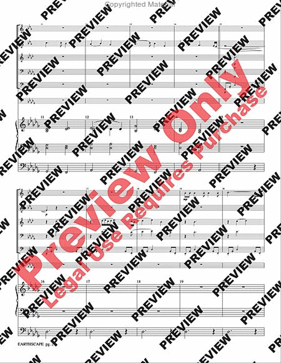 Earthscape Earthscape Brass Ensemble scores gallery preview page 4