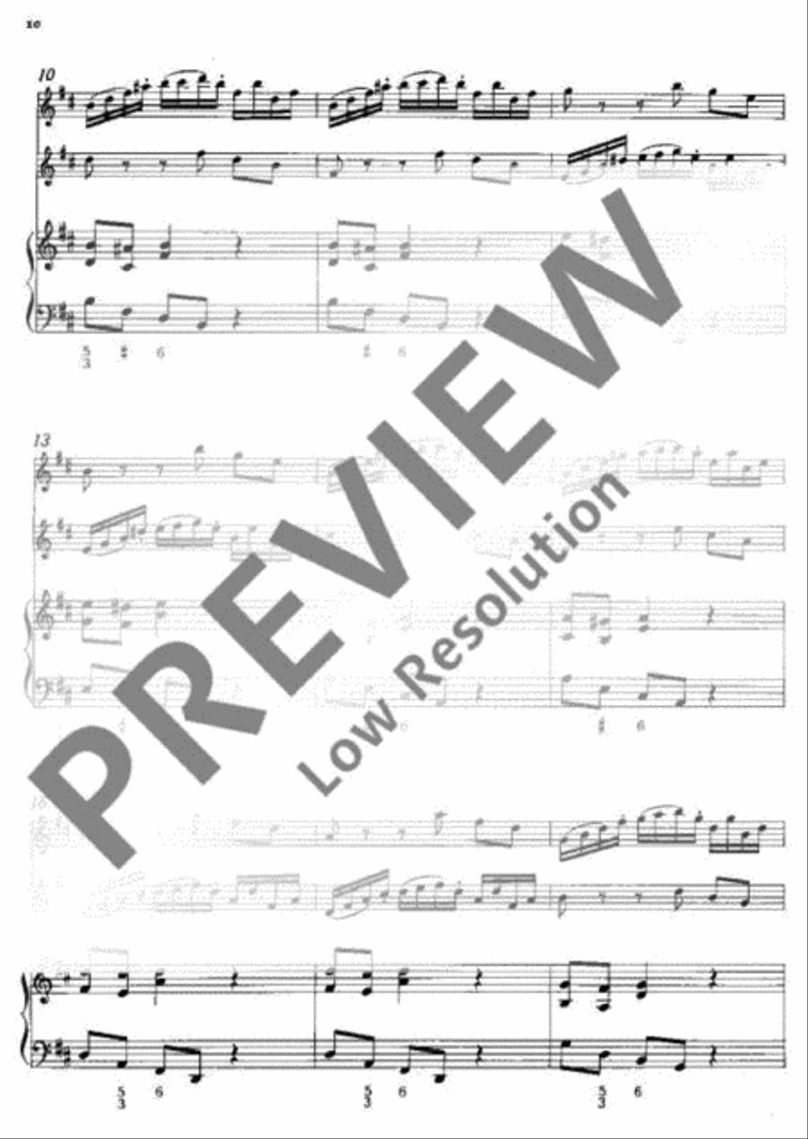 Triosonata B minor Triosonata B minor Flute scores gallery preview page 11
