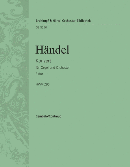 Organ Concerto (No. 13) in F major HWV 295