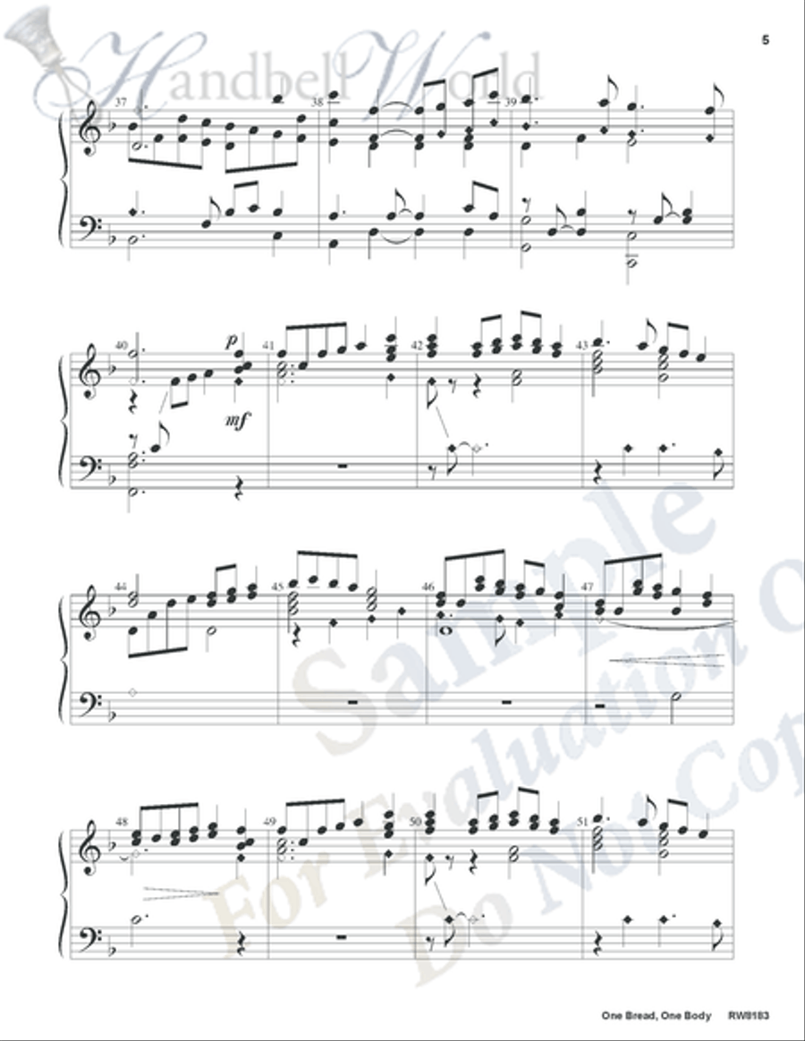 One Bread One Body 5-Octaves scores gallery preview page 4