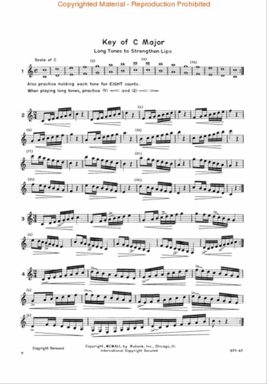 Pares Scales Pares Scales Concert Band Methods scores gallery preview page 2
