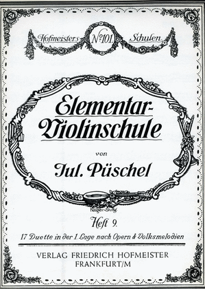 Elemetar-Violinschule, Heft 9