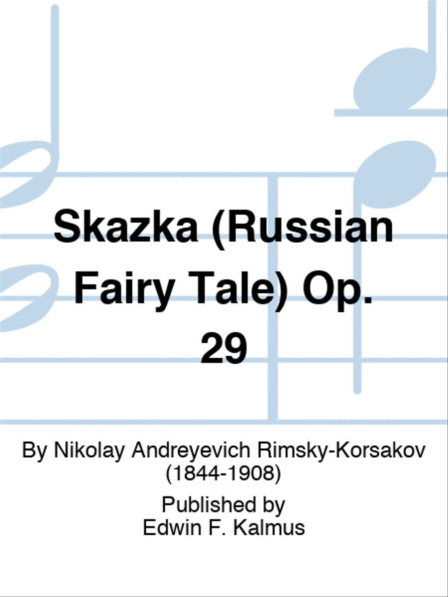 Skazka (Russian Fairy Tale) Op. 29 Set of Parts scores gallery preview page 1