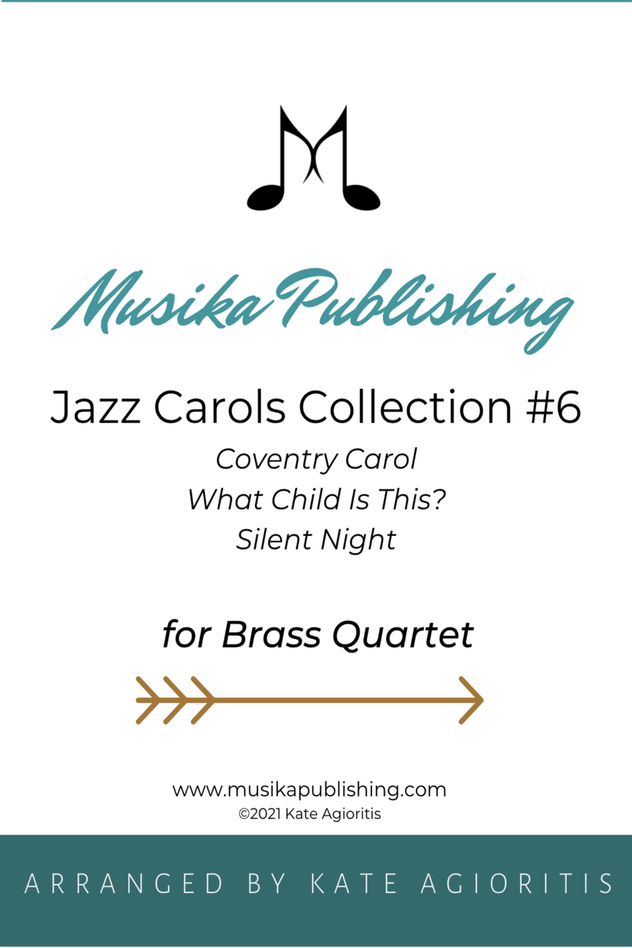 Jazz Carols Collection for Brass Quartet - Set Six Brass Quartet scores gallery preview page 1
