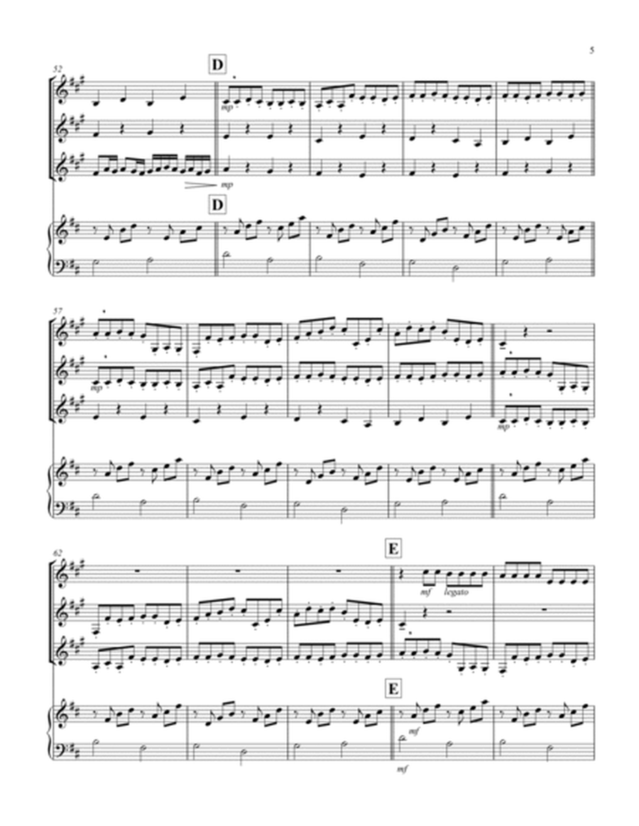 Canon in D (Pachelbel) (D) (French Horn Trio, Keyboard)