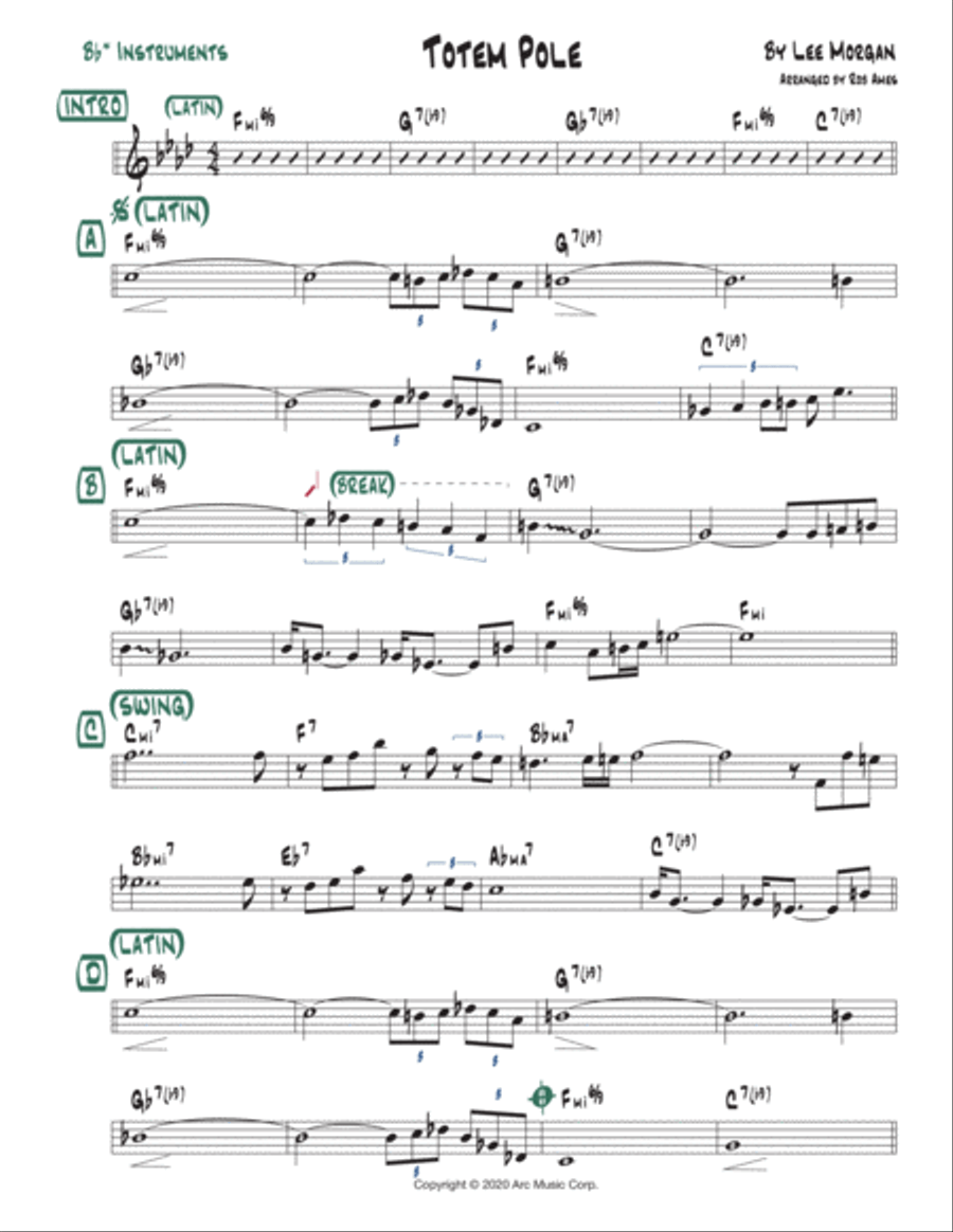 Totem Pole Voice scores gallery preview page 5