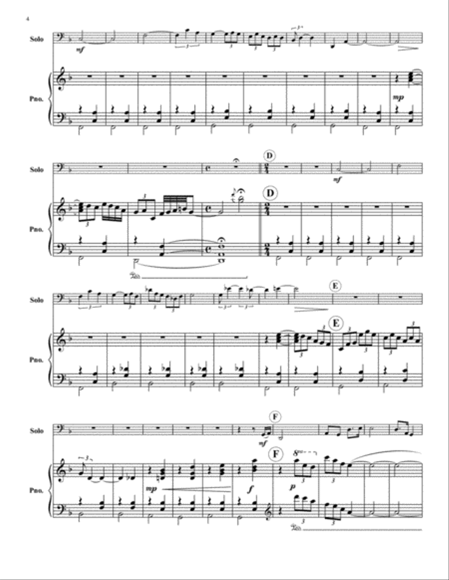Pastorale Euphonium scores gallery preview page 4