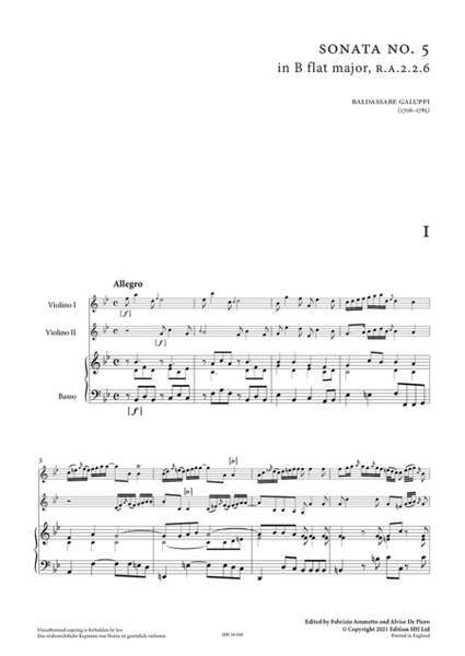 Six trio sonatas, vol. 2