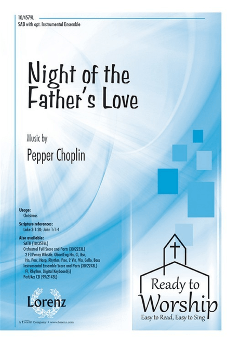 Night of the Father's Love 3-Part scores gallery preview page 1