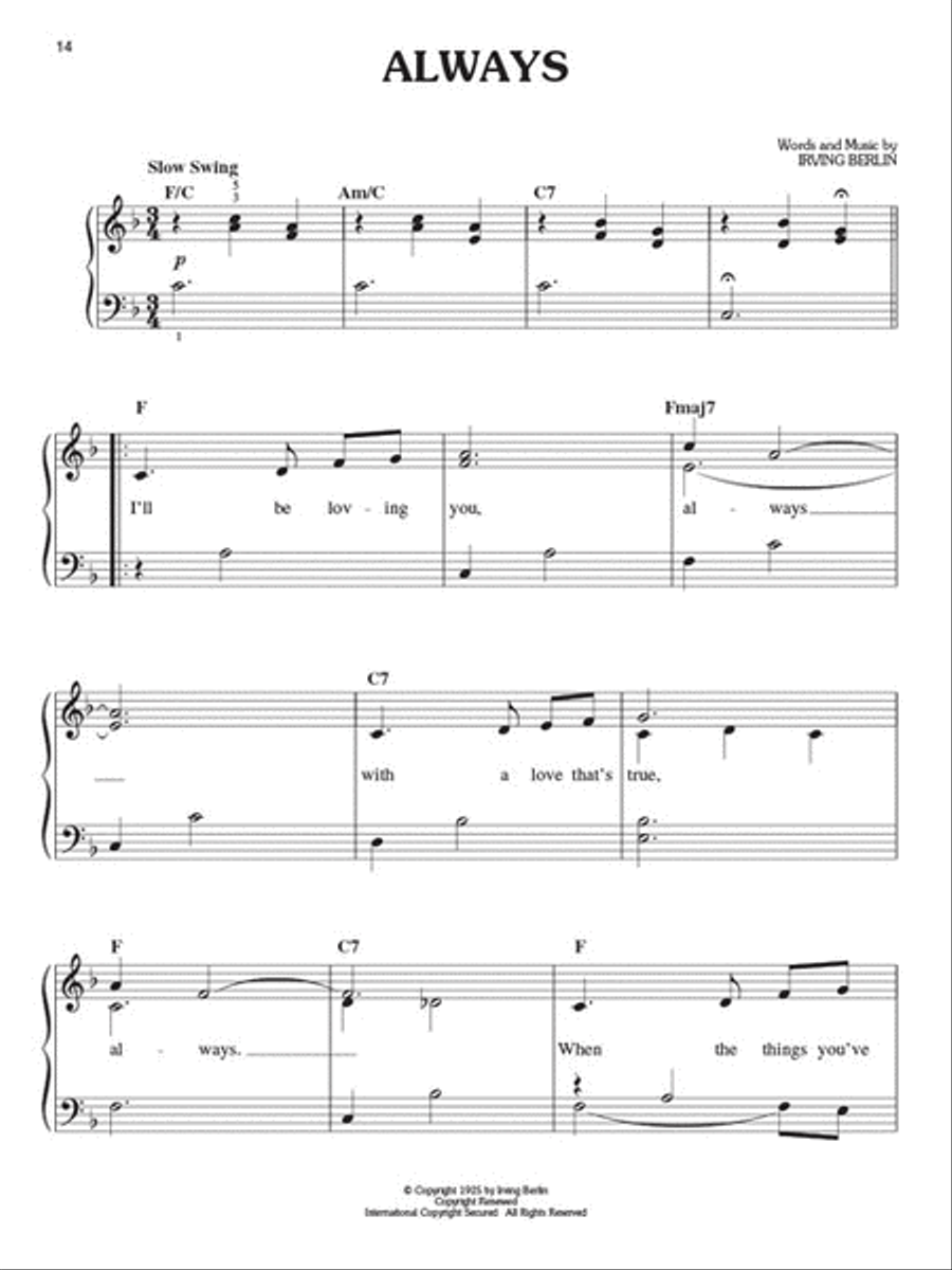 The Best Songs Ever - 6th Edition (Easy Piano)