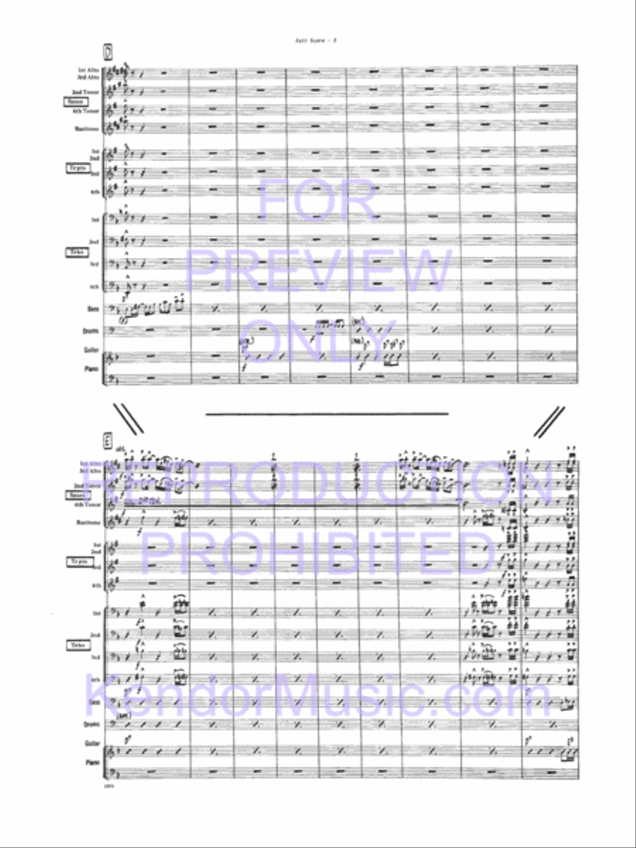 Central Park North Jazz Ensemble scores gallery preview page 4