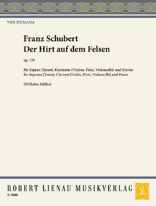 Book cover for Hirt Auf Dem Felsen Opus 129 Z/Cl/