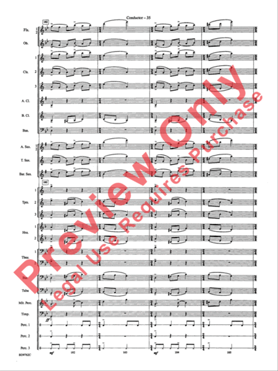 By Loch and Mountain Concert Band scores gallery preview page 38
