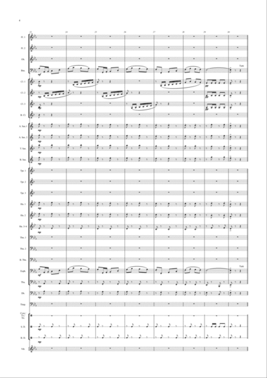 Boat Symphony (Concert Band) - Score Concert Band scores gallery preview page 5