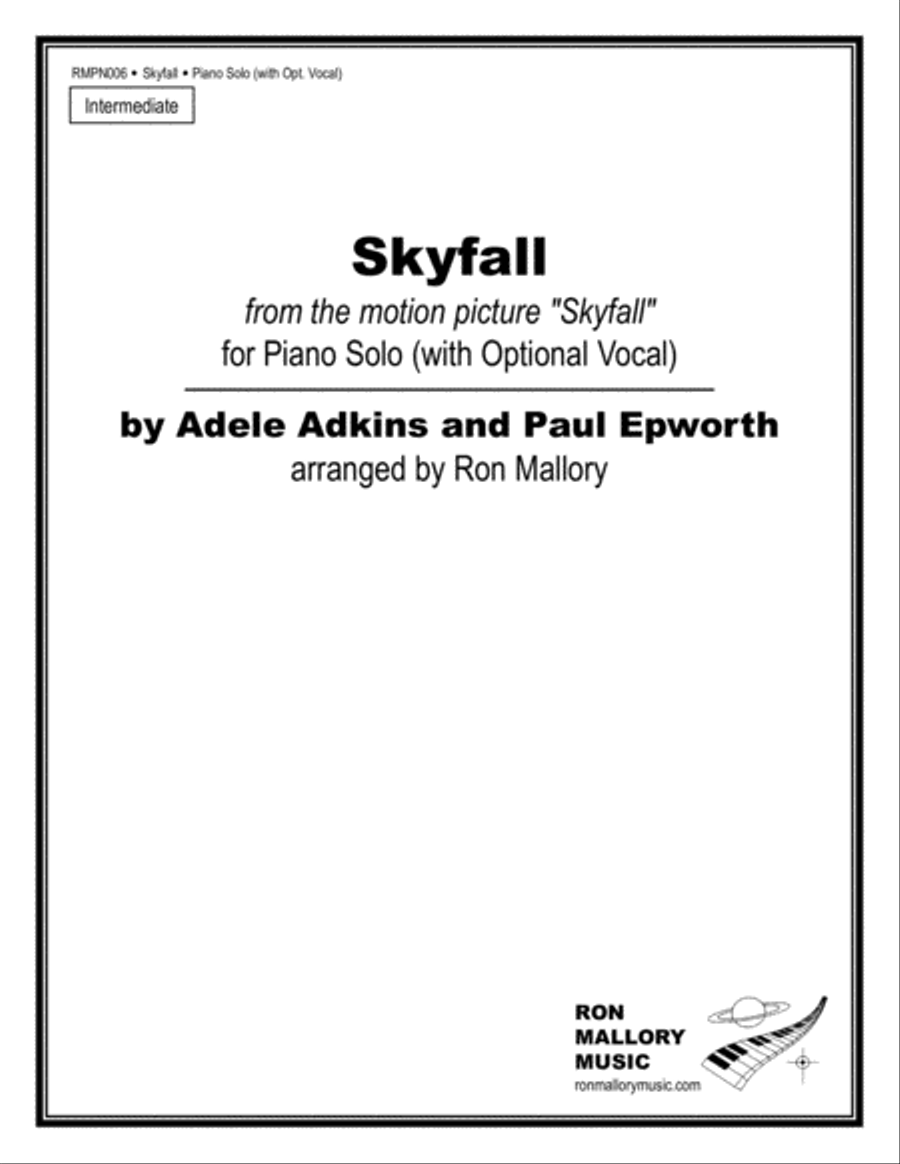 Skyfall Voice scores gallery preview page 1
