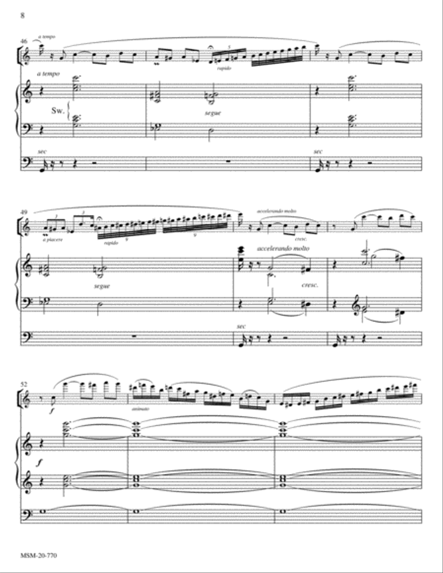 Romance and Scherzo from Suite, Op. 34 Flute scores gallery preview page 4