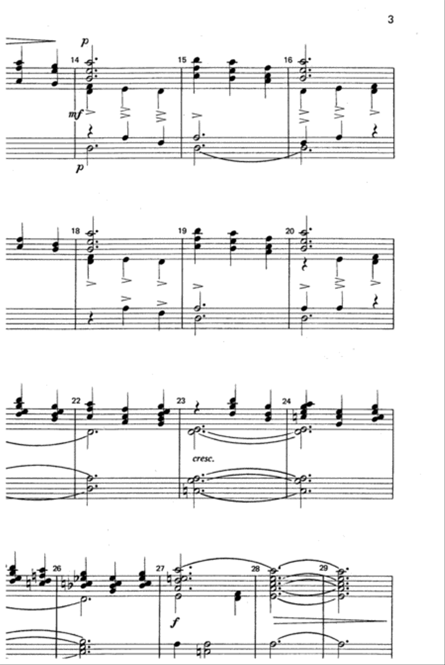 Westminster Chimes Westminster Chimes 3-Octaves scores gallery preview page 3