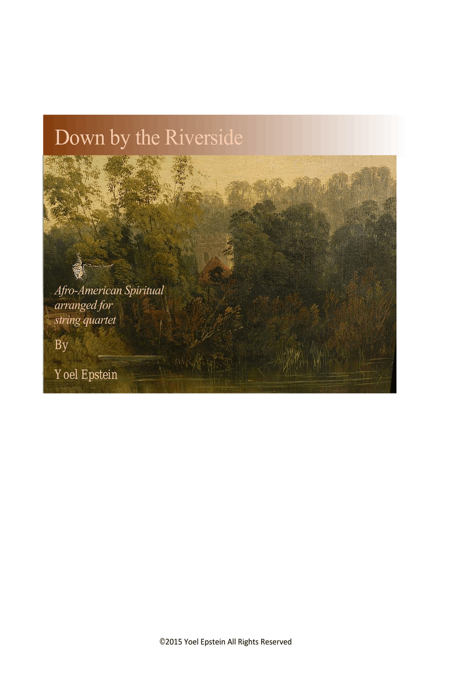 Down By the Riverside for String Quartet String Quartet scores gallery preview page 1