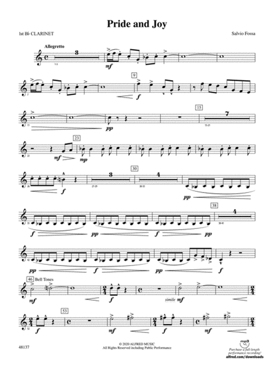 Pride and Joy: 1st B-flat Clarinet