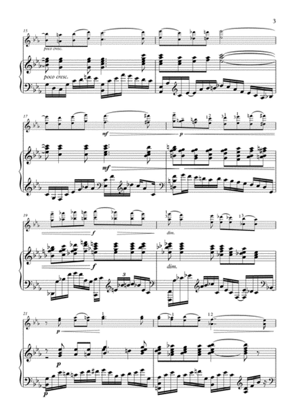 Rachmaninov-Pokhanovski Prelude in E-flat, op.23#6 arranged for violin and piano image number null