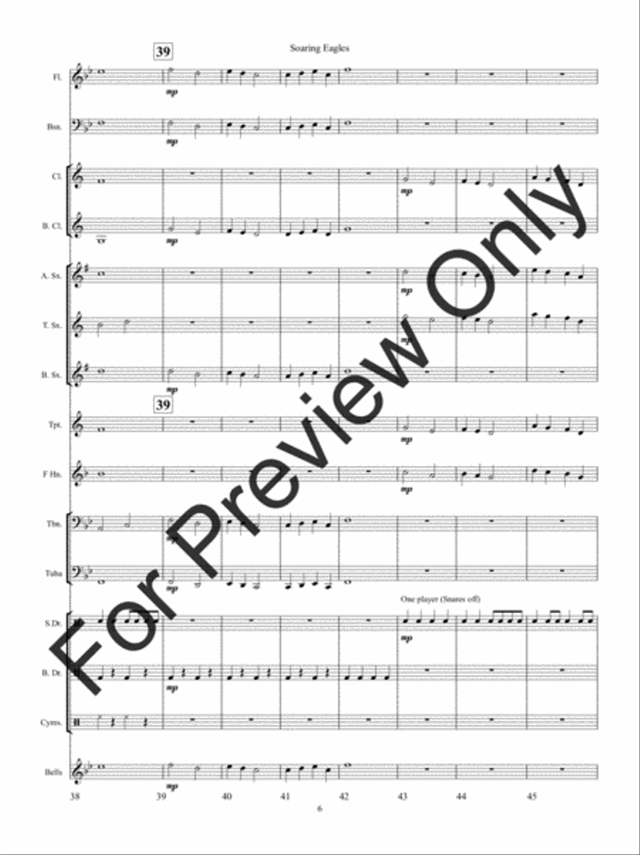 Soaring Eagles Concert Band scores gallery preview page 9