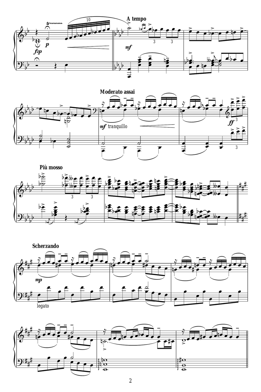Rhapsody In Blue (Themes) Piano Solo scores gallery preview page 2
