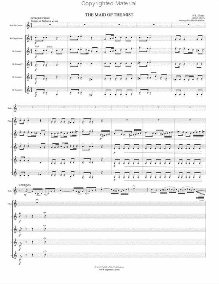 The Maid of the Mist Small Ensemble scores gallery preview page 2