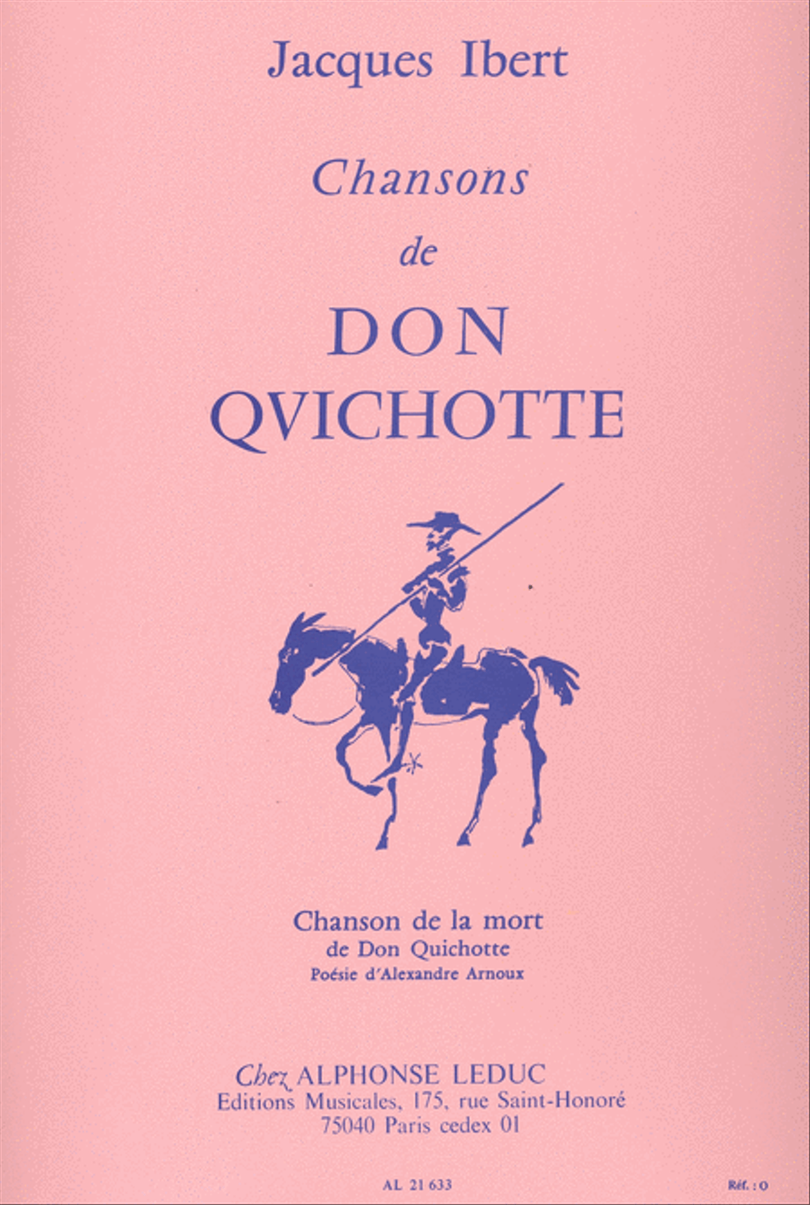 Songs Of Don Quichotte (song Of Death) Voice Solo scores gallery preview page 1