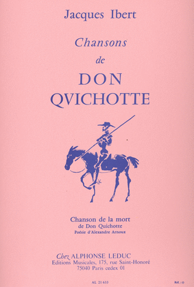 Book cover for Songs Of Don Quichotte (song Of Death)