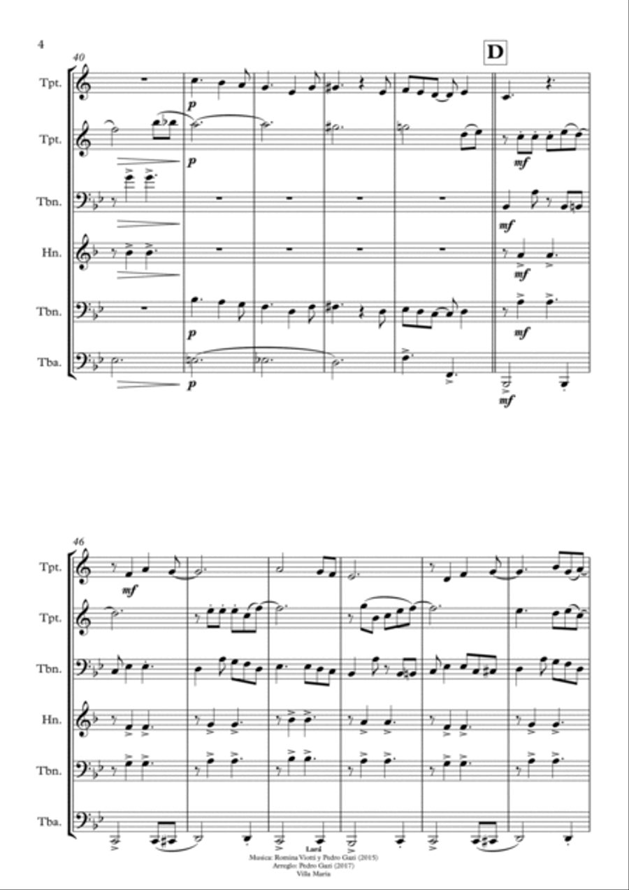 Lara Lara Large Ensemble scores gallery preview page 4
