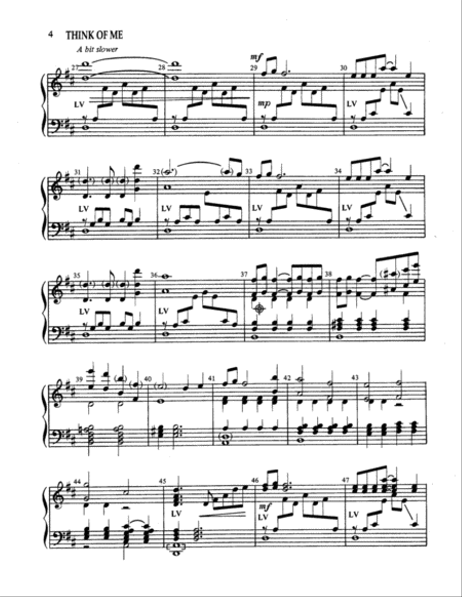 The Phantom of the Opera 5-Octaves scores gallery preview page 4