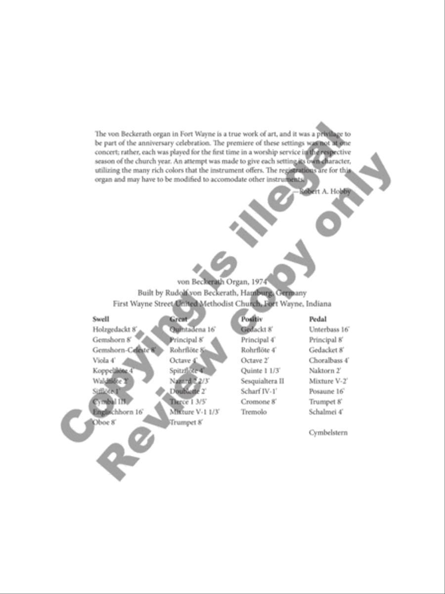 Six Preludes for the Church Year Organ scores gallery preview page 4