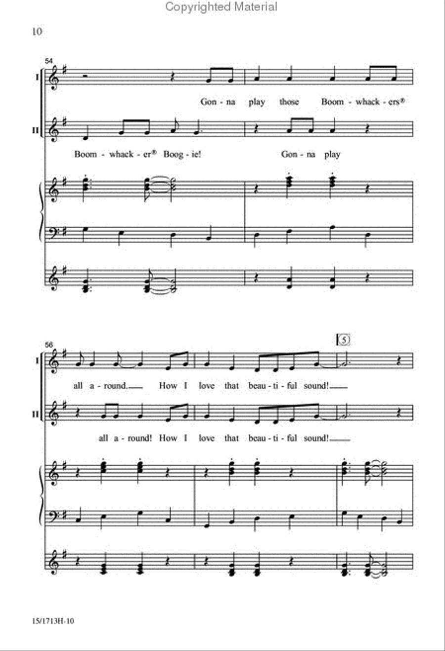 Boomwhacker Boogie 2-Part scores gallery preview page 10