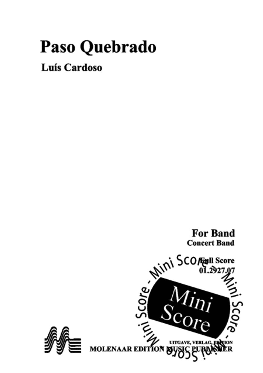Paso Quebrado Concert Band scores gallery preview page 3
