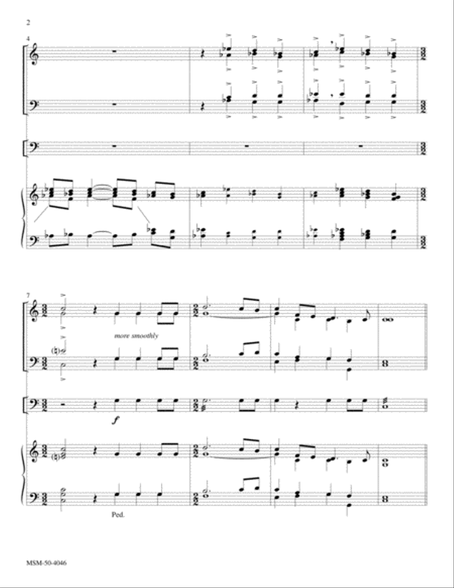 Christ Rising Again Choir scores gallery preview page 2