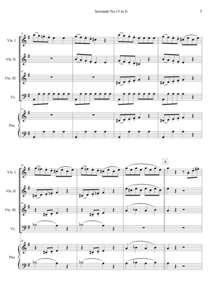 Serenade No.13 "Eine Kleine Nachtmusik" in G major, K.525 4.Rondo image number null