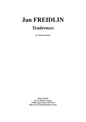 Jan Fredilin: Tenderness for viola and piano