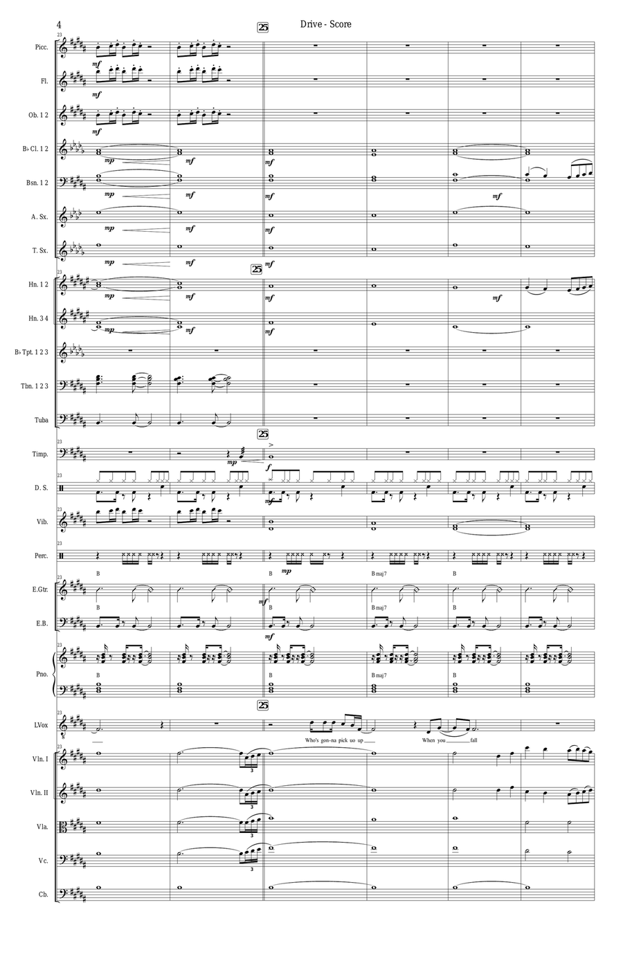 Drive Full Orchestra scores gallery preview page 4