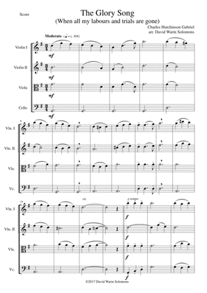 The Glory Song for string quartet