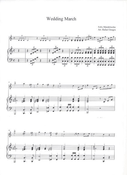 Wedding March - Violin and Piano/Organ