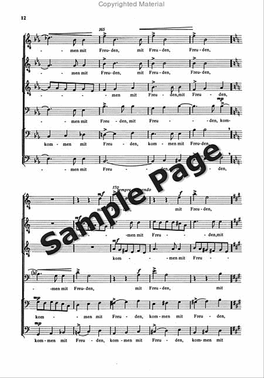 Psalm 126 Men's Choir scores gallery preview page 13